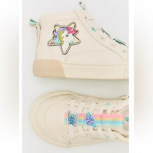 NWT Zara Size 8 toddler My Little Pony high top sneakers running shoes